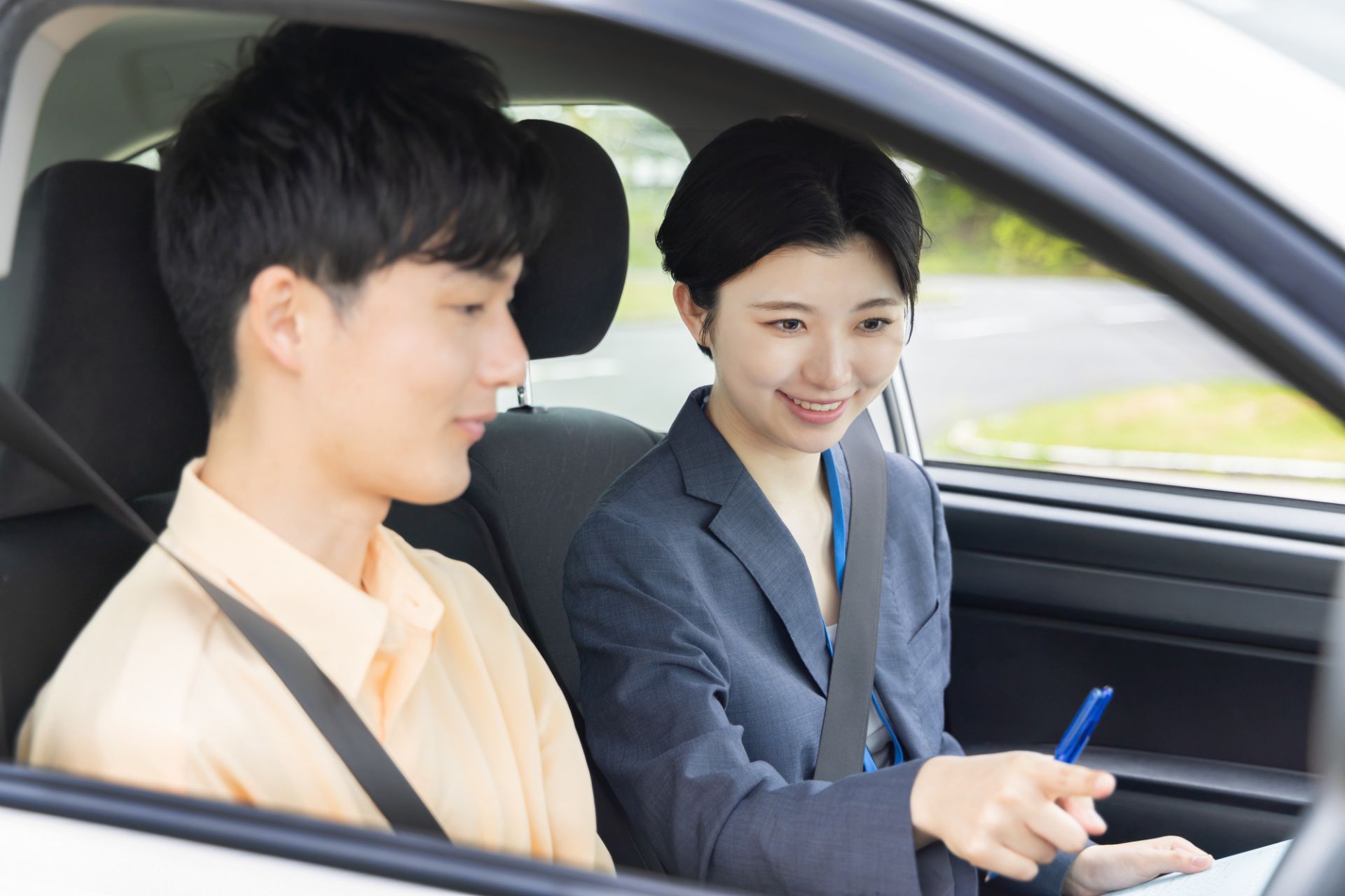 ゆめのり自動車教習所の教習風景